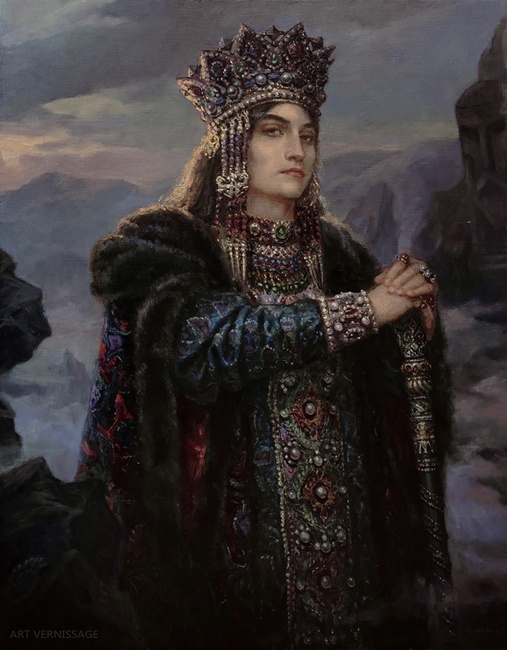 Царевна черного золота - картина А.А.Шишкина