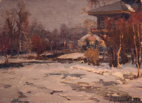 Весенний мотив - картина А.П.Фирсова