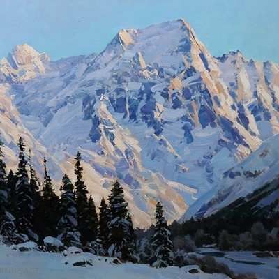 Горный пейзаж, горы, картины художников с видами гор