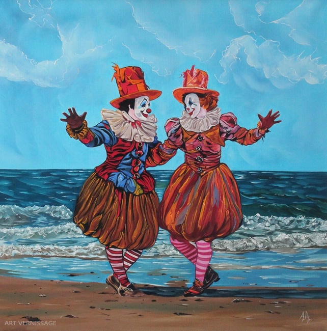 Я пригласить хочу на танец - картина А.А.Аронова