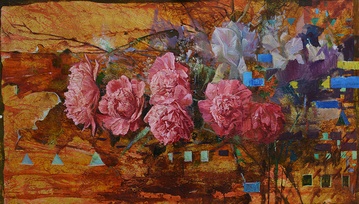 Цветы, импровизация 6 - картина С.Н.Лукьянова