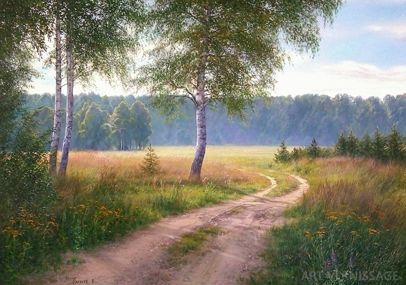 Дорога в лес - картина В.Н.Палачева