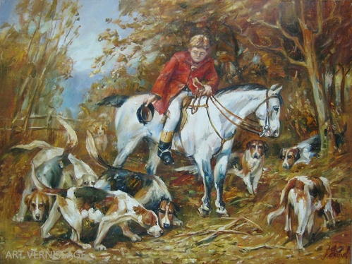 Охота - картина В.Ю.Екимова