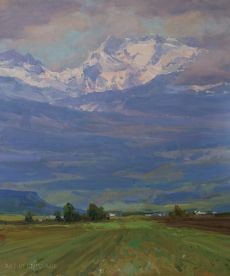 Там горы высокие - картина А.И.Бабича