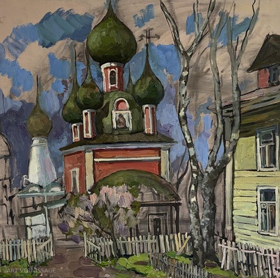 Владимирский собор в Переславле - картина И.В.Козловой-Кузнецовой