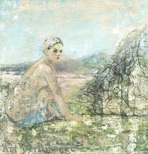 Сон о деве, приходящей 8 раз - картина Никаса Сафронова