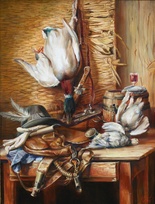 Охотничий натюрморт - репродукция картины В.Ю.Екимова