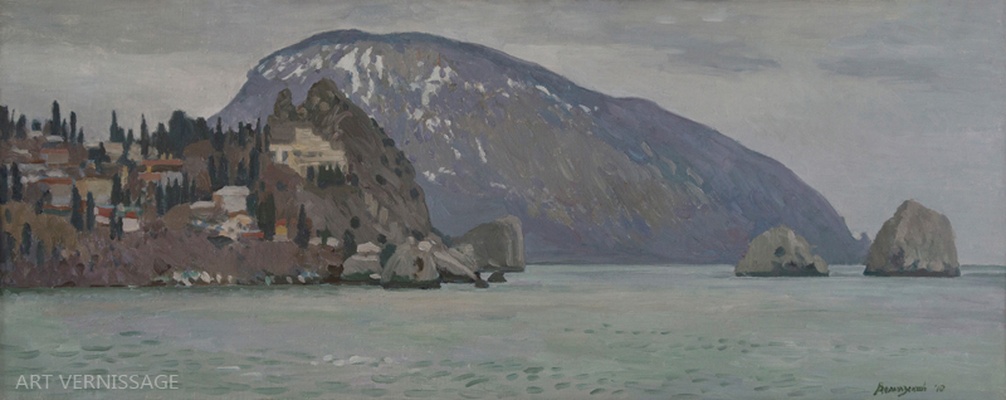 Гурзуф, Аю-даг - картина В.Н.Водолазского, крымский пейзаж