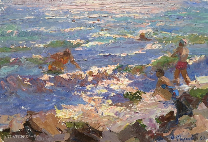 Блики на воде - картина А.П.Фирсова