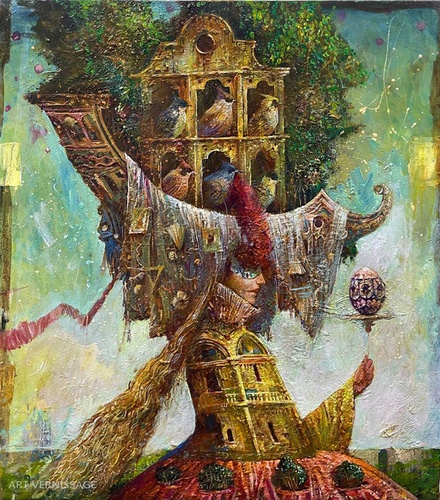 Импровизация 39 - картина С.Н.Лукьянова