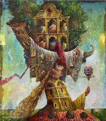 Импровизация 39 - картина С.Н.Лукьянова