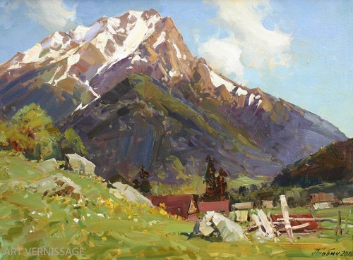 Гора Красная - картина А.И.Бабича