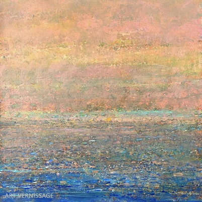 Закатный сет - картина Л.А.Малафеевского