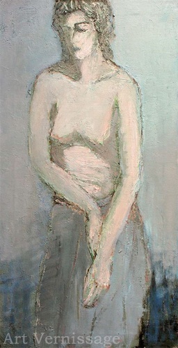 Натурщица 2004 - картина Л.А.Малафеевского