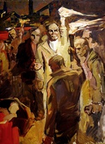 Эскиз - картина Ю.П.Лежникова