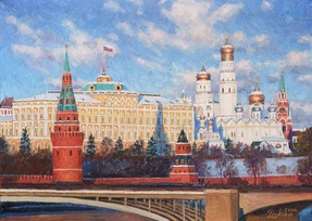 Белоснежное величие - картина И.В.Разживина