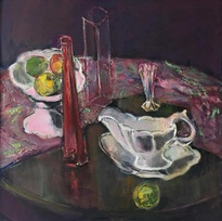 Серия "Натюрморт на круглом столе" 3 - картина Л.А.Малафеевского