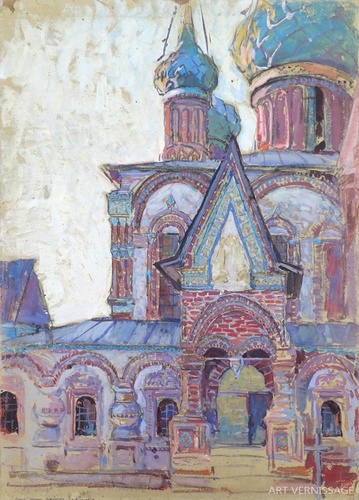 Собор - картина Ю.П.Лежникова