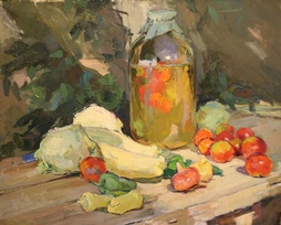 Натюрморт с овощами - картина А.П.Фирсова