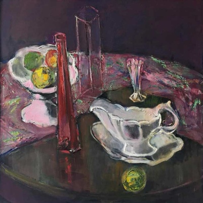 Серия "Натюрморт на круглом столе" 3 - картина Л.А.Малафеевского