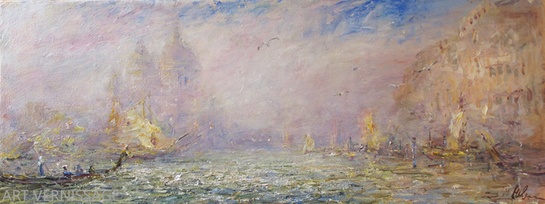 Венецианская лагуна - картина Ю.А.Новикова