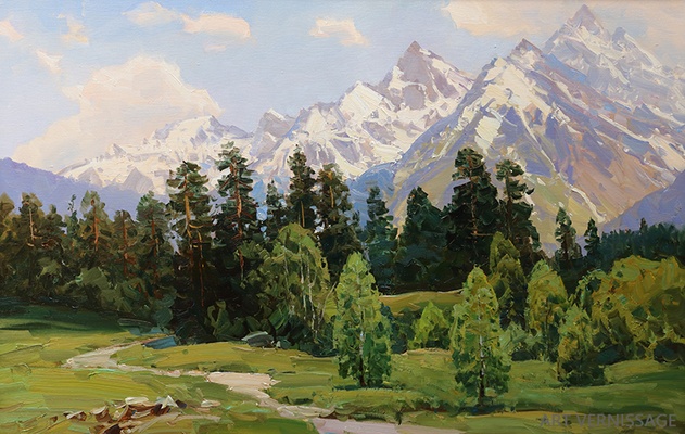 Весна на Таулу - картина А.И.Бабича