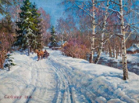 Март - картина М.Сатарова