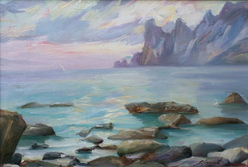 Голубая бухта картина В.Ю.Екимова