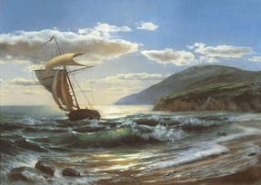 Черное море репродукция картины М.А.Сатарова