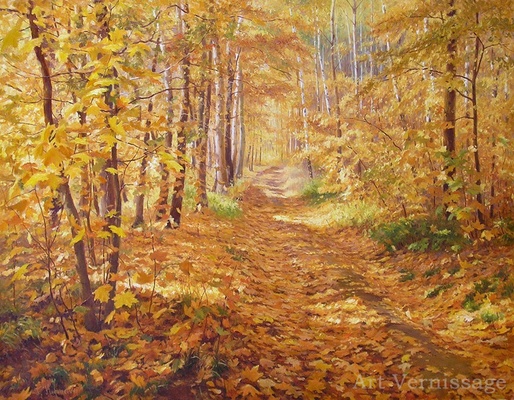 Осенний мотив - картина Г.Кириченко