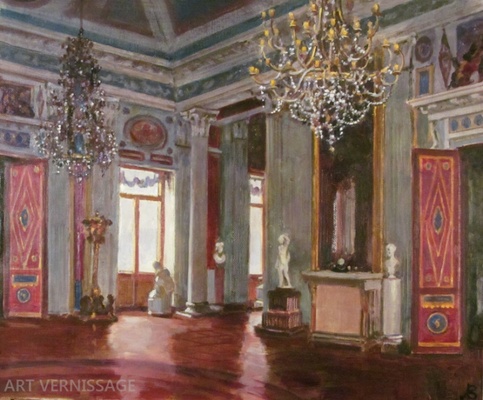 Дворец Останкино, Итальянский зал - картина В.А.Лаповка
