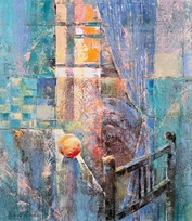 Персик - репродукция картины М.Н.Жгивалевой