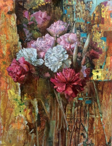 Цветы как энергия - художник С.Н.Лукьянов