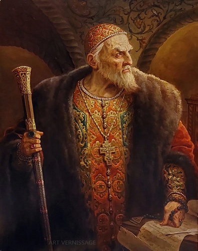 Царь Иван Грозный - картина А.А.Шишкина, портрет