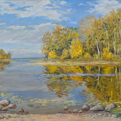Купить пейзаж в Москве, картины пейзажи маслом