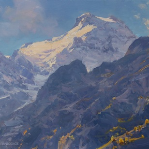 Вид на гору София - картина А.И.Бабича, горный пейзаж