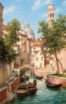 Венеция 4 репродукция картины М.А.Сатарова