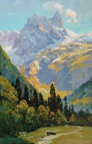 Сентябрь, Суфруджу - картина А.И.Бабича
