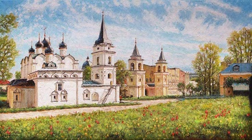 В Москву пришла весна - картина И.В.Разживина