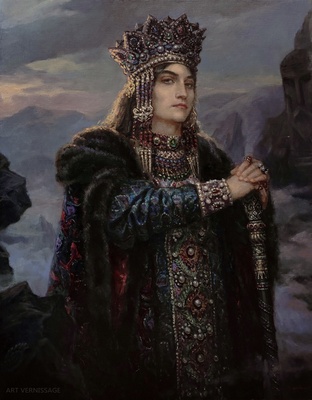 Царевна черного золота - картина А.А.Шишкина