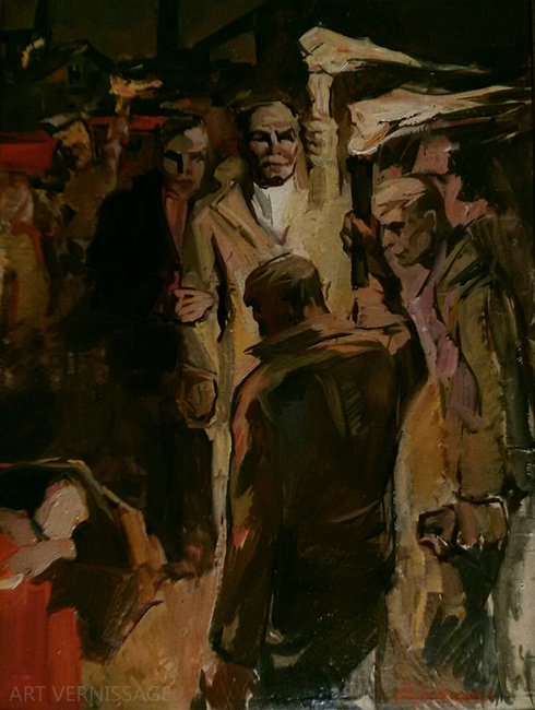 Эскиз - картина Ю.П.Лежникова