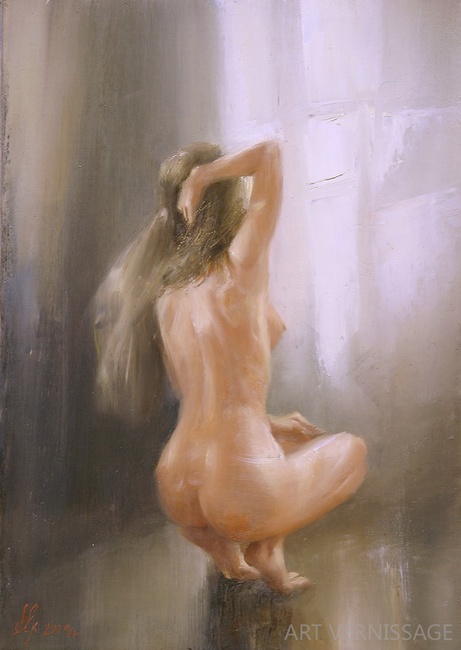 Утро у окна - картина В.Ю.Екимова