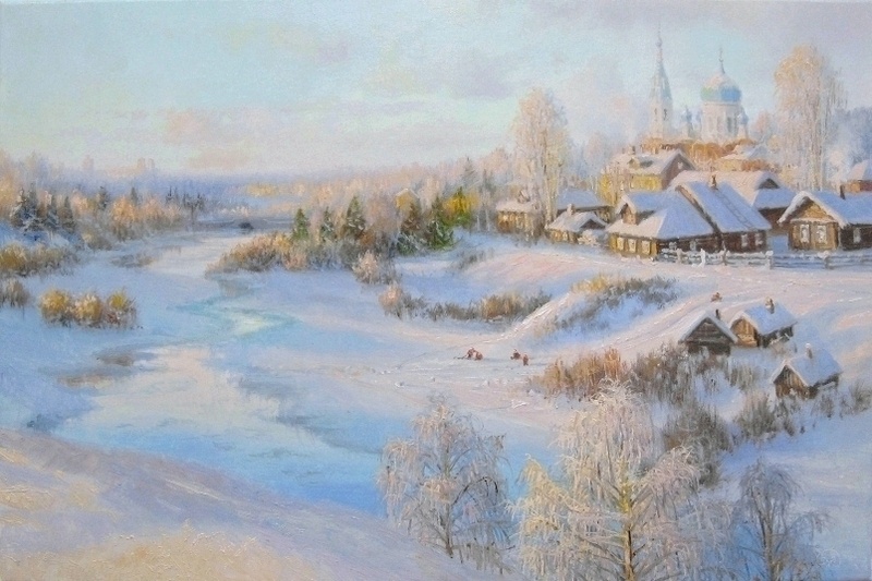 Вечер в Гатчине - картина В.Ю.Жданова
