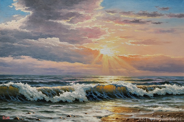 Волна - картина М.А.Ильина