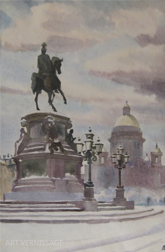 Исаакиевская площадь - картина В.А.Лаповка