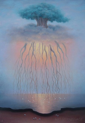 Небесное древо - картина Л.А.Помещиковой