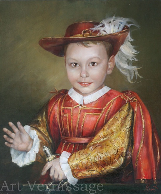 Портрет мальчика картина В.Ю.Екимова