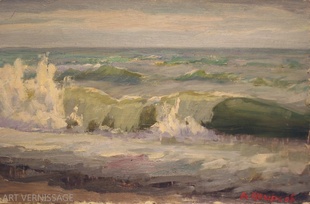 Морской прибой - картина А.П.Фирсова
