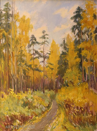 Осенняя тропинка - картина А.П.Фирсова