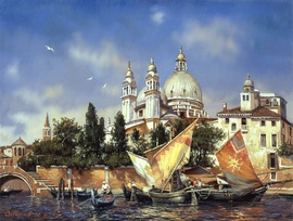 Венеция репродукция картины М.А.Сатарова